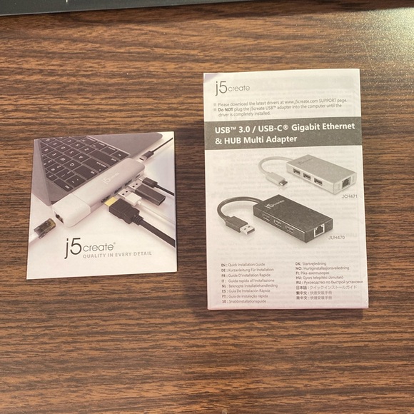 j5 Create USB-C Multi-Adapter Gigabit Ethernet/USB 3.1 HUB NWT - Picture 10 of 11